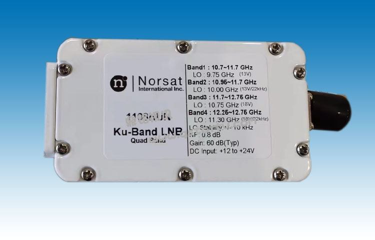 Norsat-1108HU Ku-Band Quad Band PLL LNB